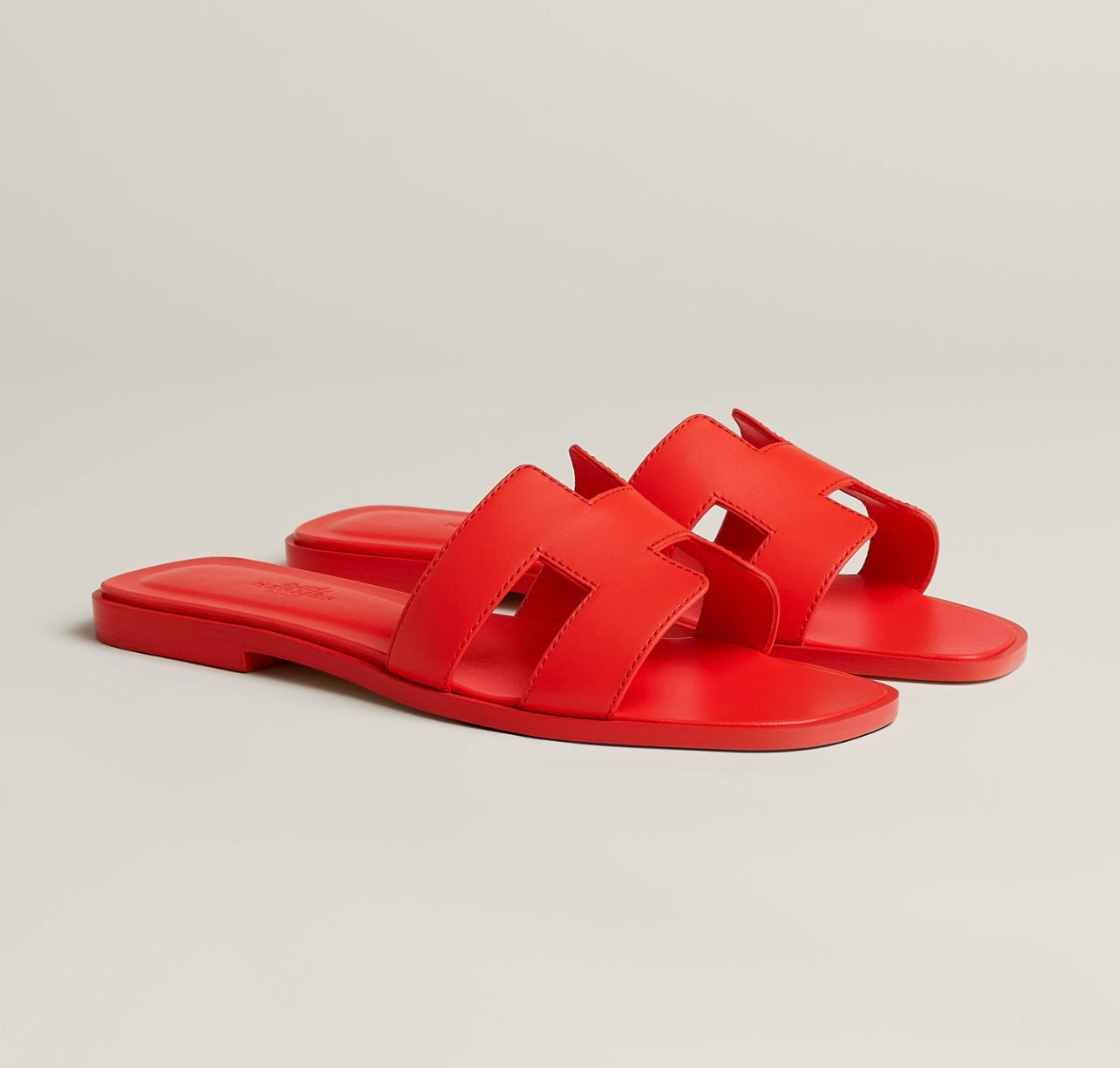 Sandales Oran Hermes Rouge Grenadine