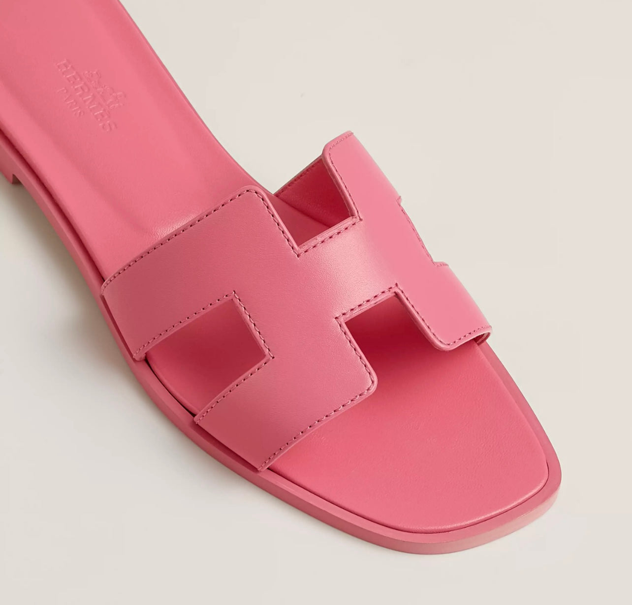 Sandales Oran Hermes Rose pétale