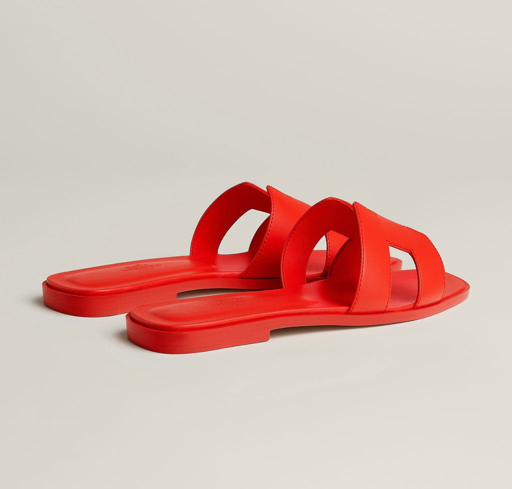 Sandales Oran Hermes Rouge Grenadine