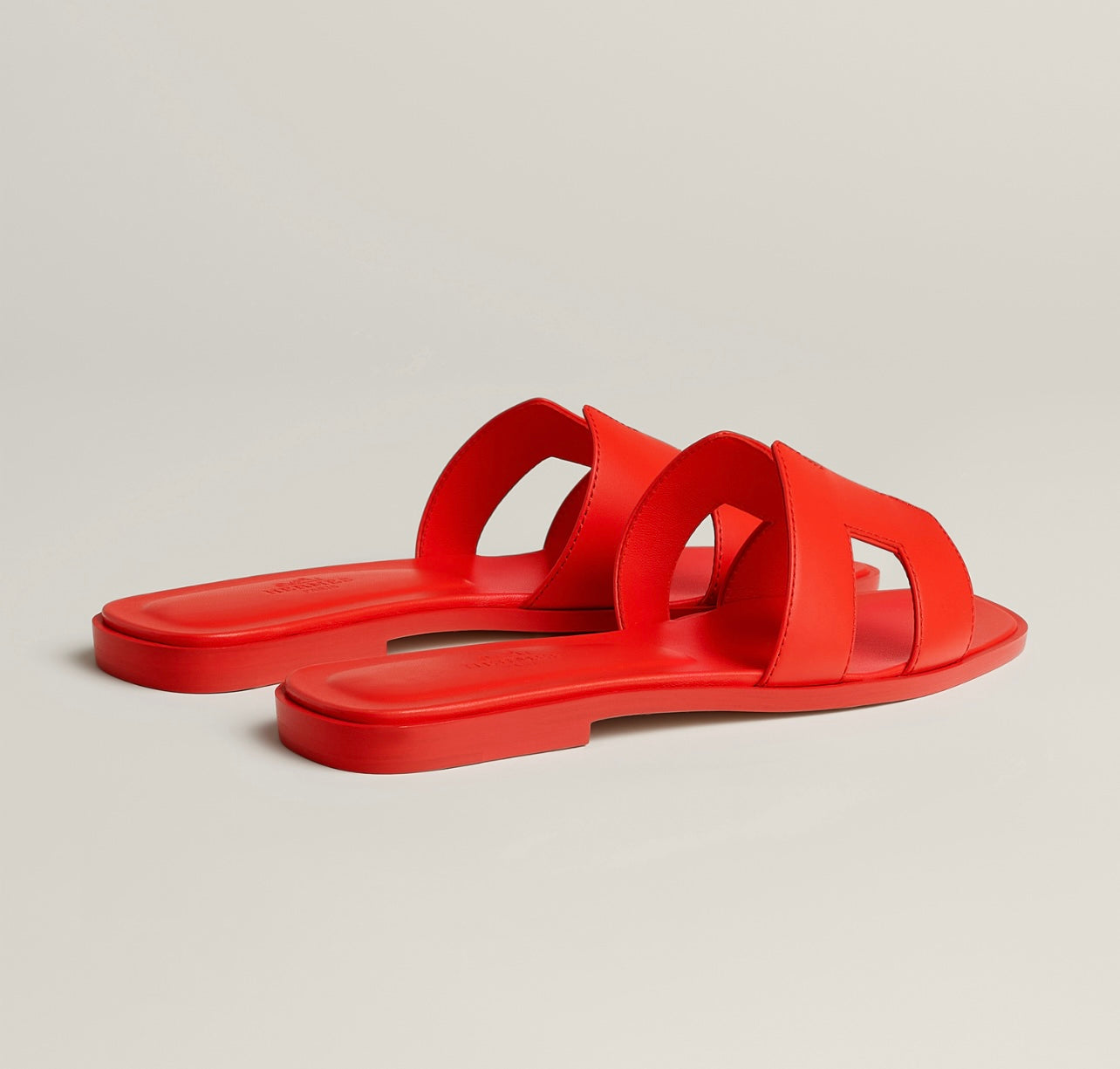 Sandales Oran Hermes Rouge Grenadine