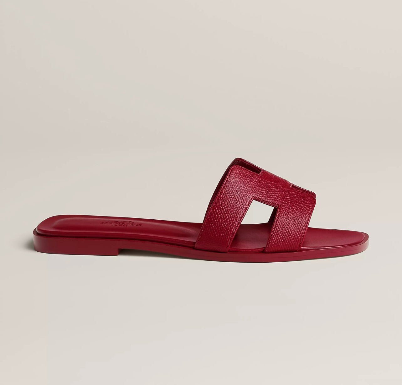 Sandales Oran Hermes Rose framboise