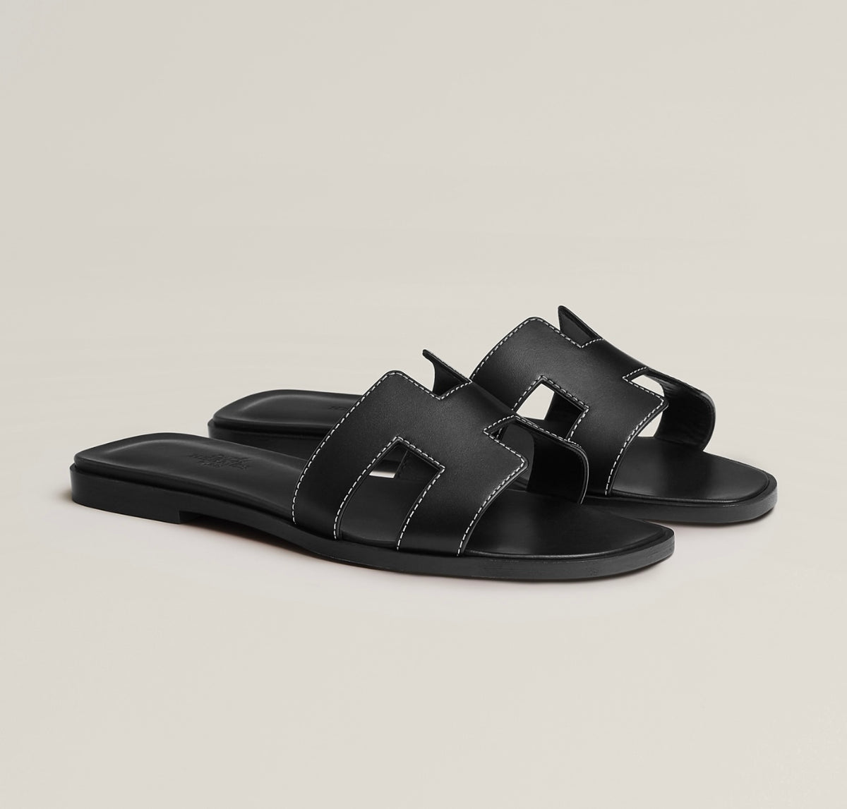 Sandales Oran Hermes Noir