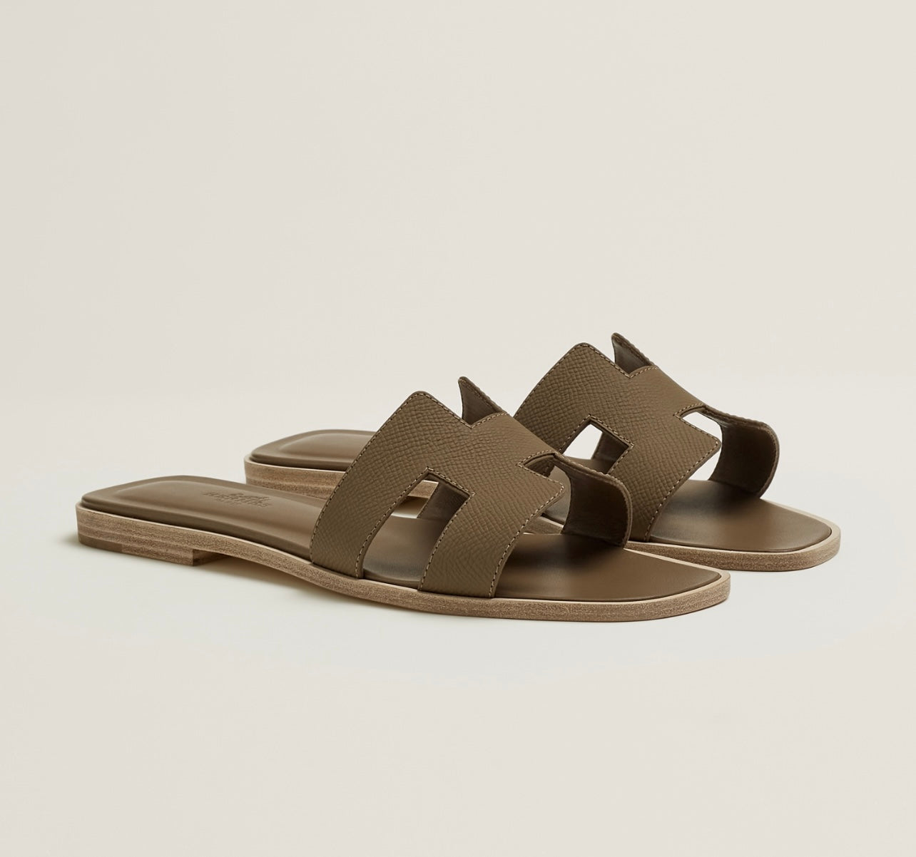 Sandales Oran Hermes Étoupe
