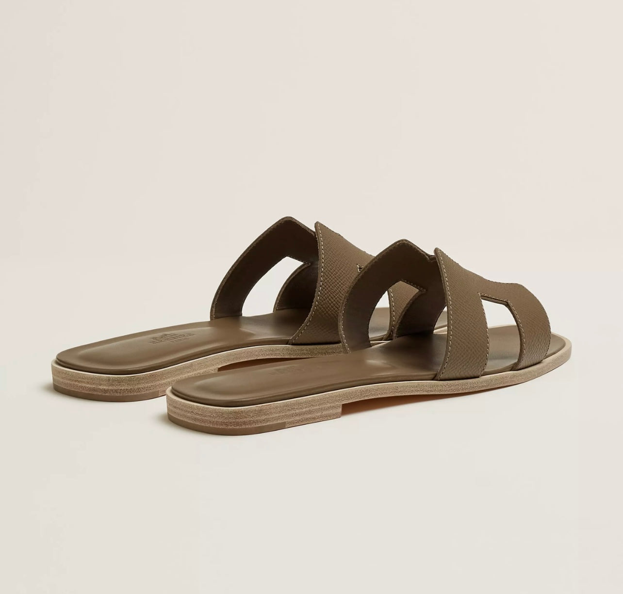 Sandales Oran Hermes Étoupe