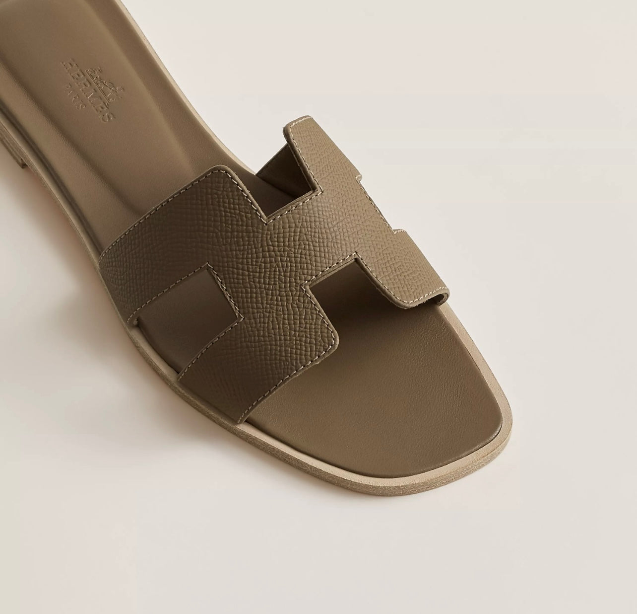 Sandales Oran Hermes Étoupe